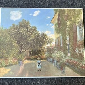Vintage print Vlaude Monet The Artist’s House at Argenteuil , 1873 oil on canvas